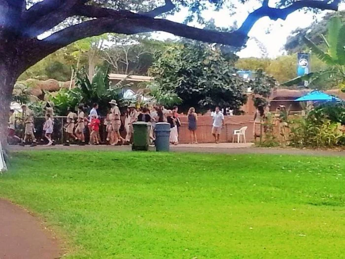 Honolulu Zoo First Jurassic World Set Pictures