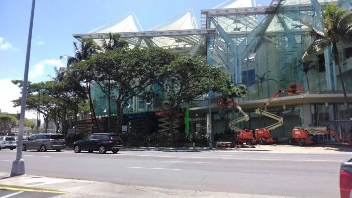 Hawaii Convention Center Jurassic World Filming at Hawaii Convention Center