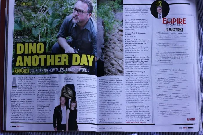 Jurassic World Empire Magazine Jurassic World in Empire Magazine - Scans