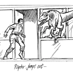 Malcolm vs. Raptor