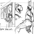 The Lost World Storyboard Malcolm vs. Raptor