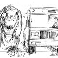 The Lost World Storyboard The T-Rex Visits San Diego