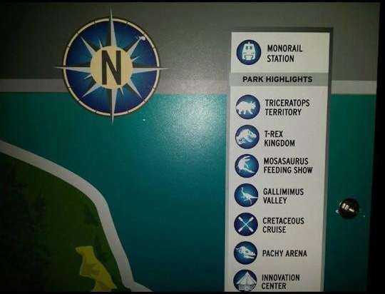 Jurassic World Map Map of Jurassic World Leaks Online