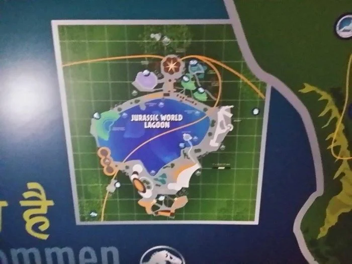 Jurassic World Map Map of Jurassic World Leaks Online