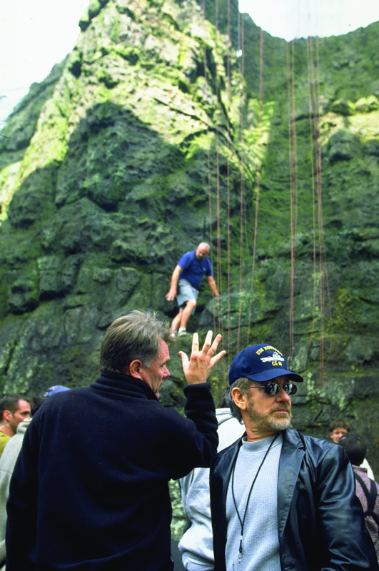 Steven Spielberg and Joe Johnston