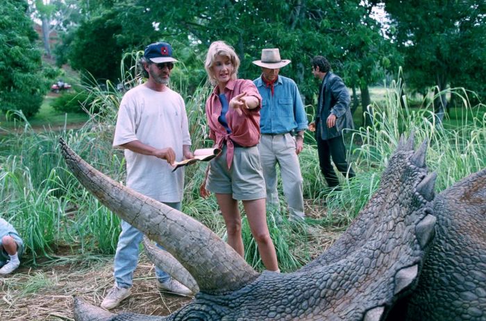 Steven Spielberg and Laura Dern -…