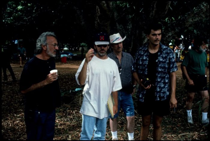 Stan Winston and Steven Spielberg