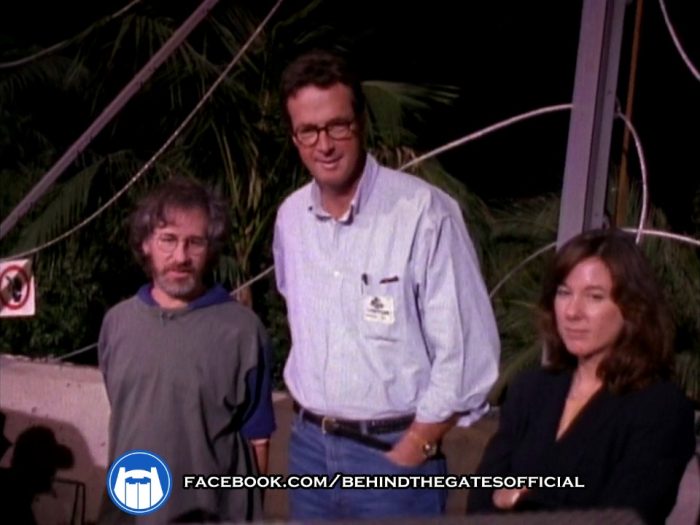 Steven Spielberg and Michael Crichton