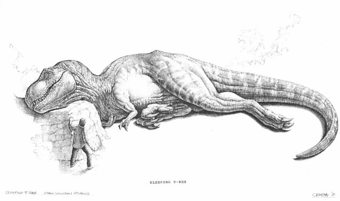 Sleeping T-Rex