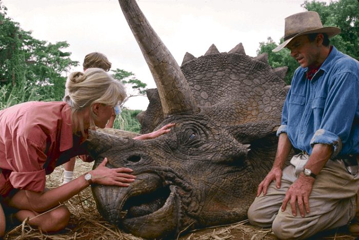 Ellie and Alan Grant – Triceratops