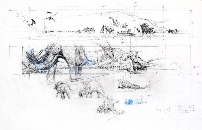 Jurassic Park 3 Concept Art (2001's Jurassic Park Sequel)