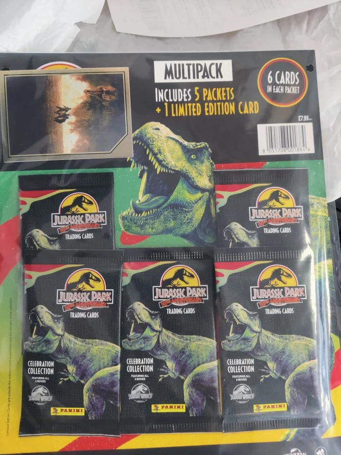 Panini Releases Jurassic Park 30th Anniversary Trading Card Set