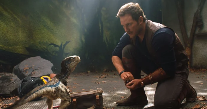Owen Grady and Baby Raptor