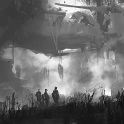 Corpse and Helicopter Reveal (Richard Anderson) (Richard Anderson)